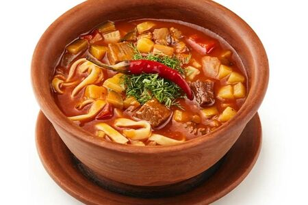 Лагман с говядиной