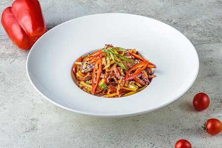 Удон с говядиной