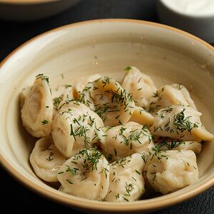 Пельмени со свининой и говядиной