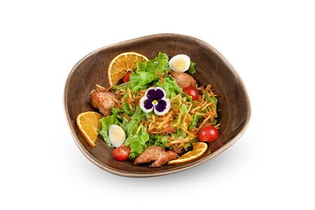 Хрустящий салат с индейкой