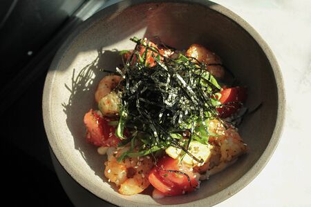 Поке с креветками