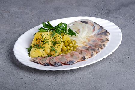 Домашняя селедочка с картофелем