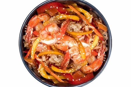 Рис с морепродуктами