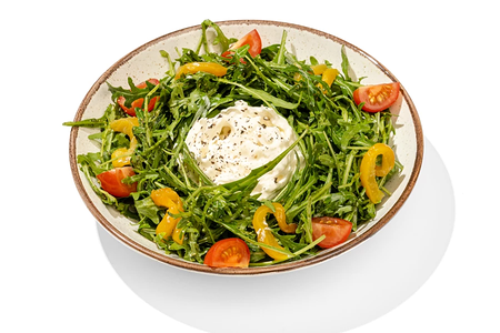 Салат с рукколой и страчателлой