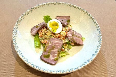 Оливье с ростбифом