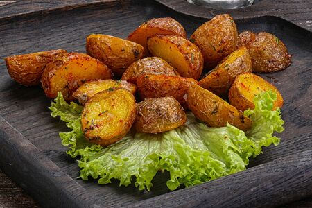 Беби-картофель, обжаренный