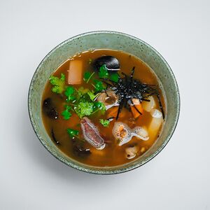 Рамен с морепродуктами