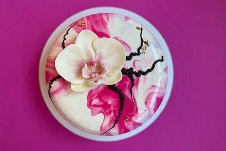 Муссовый торт Орхидея