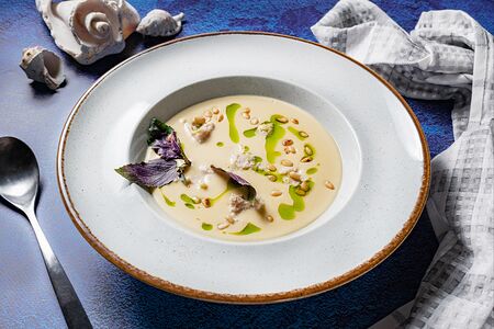 Суп сырно-сливочный с фрикадельками