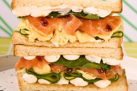 Сэндвич с семгой