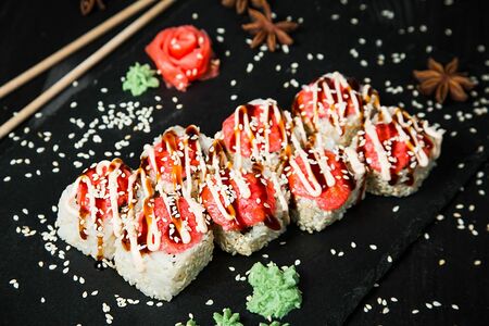 Запеченный с курицей