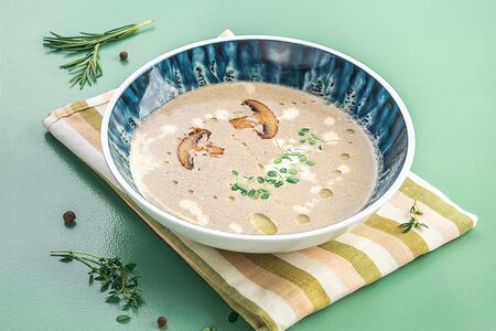 Крем-суп грибной