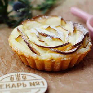 Пай творожный с яблоками