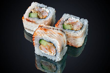 Шримп в угре с королевской креветкой