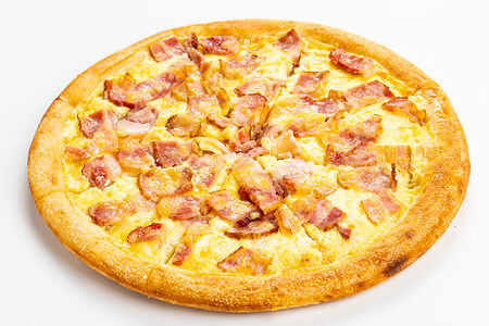 Пицца Карбонара с двойной начинкой