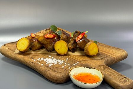 Свиные ребрышки в глазури 