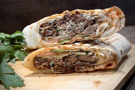 Шаурма с говядиной 