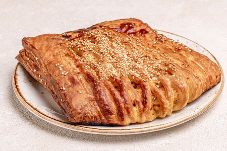 Пирог с индейкой и тыквой