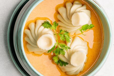 Хинкали с морепродуктами