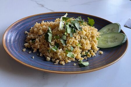 Жаренный рис с яйцом