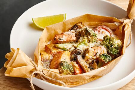 Филе нерки под сливочным соусом