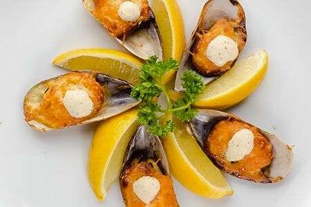 Запеченные мидии