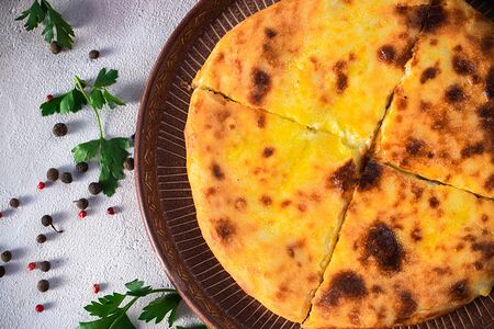 Пирог с картофелем и сыром