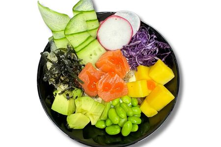 Поке с лососем