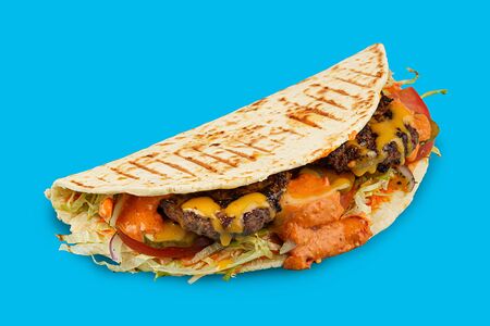 Пита гриль Говядина биф Hot greek 