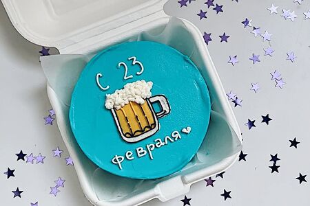 Бенто-торт с 23 февраля Сникерс