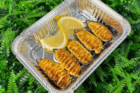 Мидии в сырном соусе