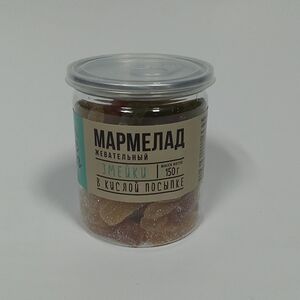 Мармелад жевательный Червячки кислые в сахаре