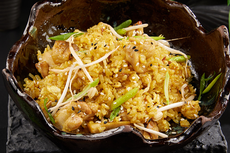 Фрайд Райс с курицей