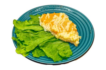 Филе куриное с тыквой и моцареллой