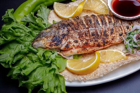 Дорадо с соусом тартар