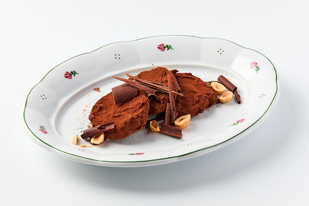 Шоколадно - апельсиновые трюфели с лесным орехом