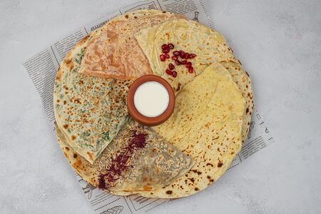 Кутабы с сыром