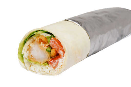 Цезарь ролл с креветками