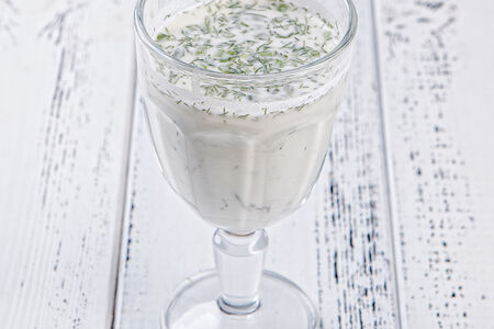 Айран с зеленью