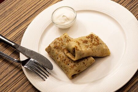 Блины с мясом 