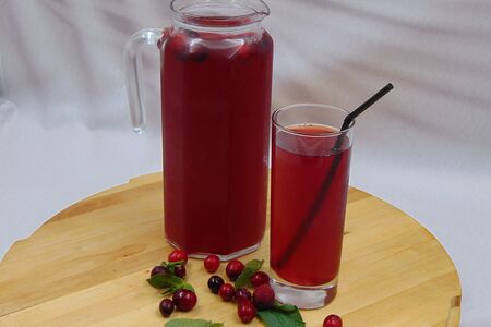 Морс клюква-смородина