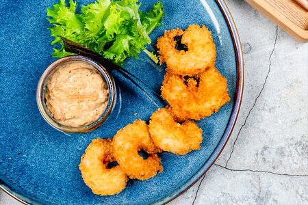 Креветки темпура