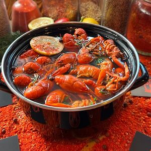 Раки Семечка варёные в ароматном бульоне