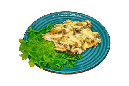 Говядина, запеченная с шампиньонами