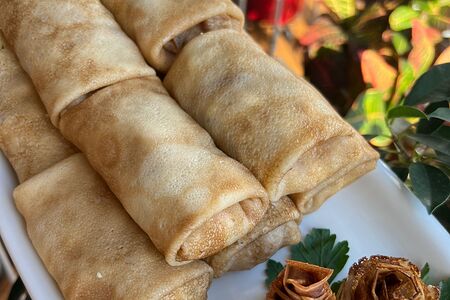 Блинчик с ветчиной и сыром