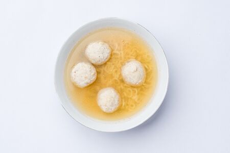 Куриный супчик с фрикадельками и пастой