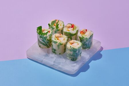 Креветка-ролл в рисовой бумаге