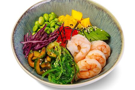 Поке с креветками