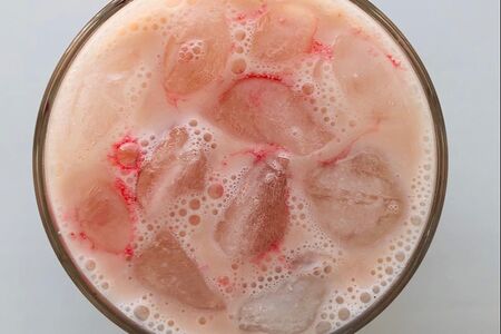 Айс латте клубника