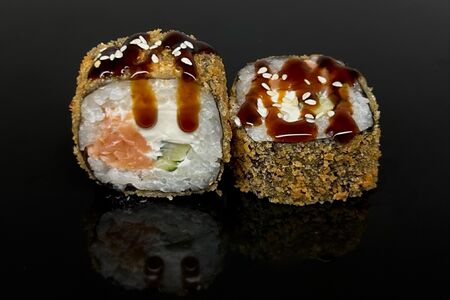 Темпура ролл с лососем